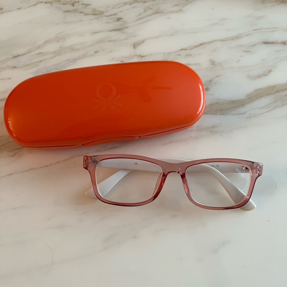 Eyeglasses purple/white